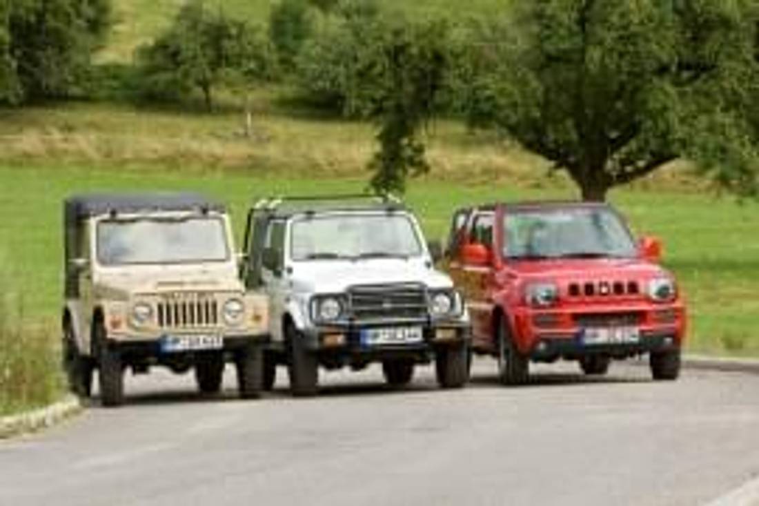 Suzuki LJ80, Samurai a Jimny čelní pohledy