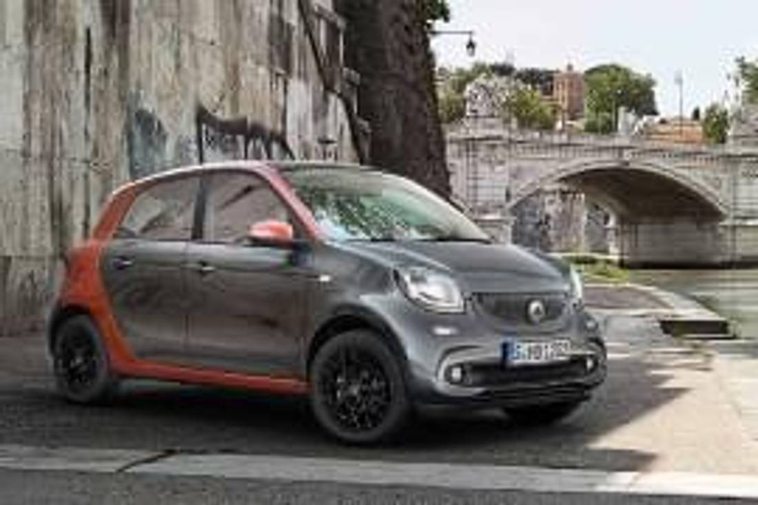 Smart Forfour druhá generace, čelní pohled 